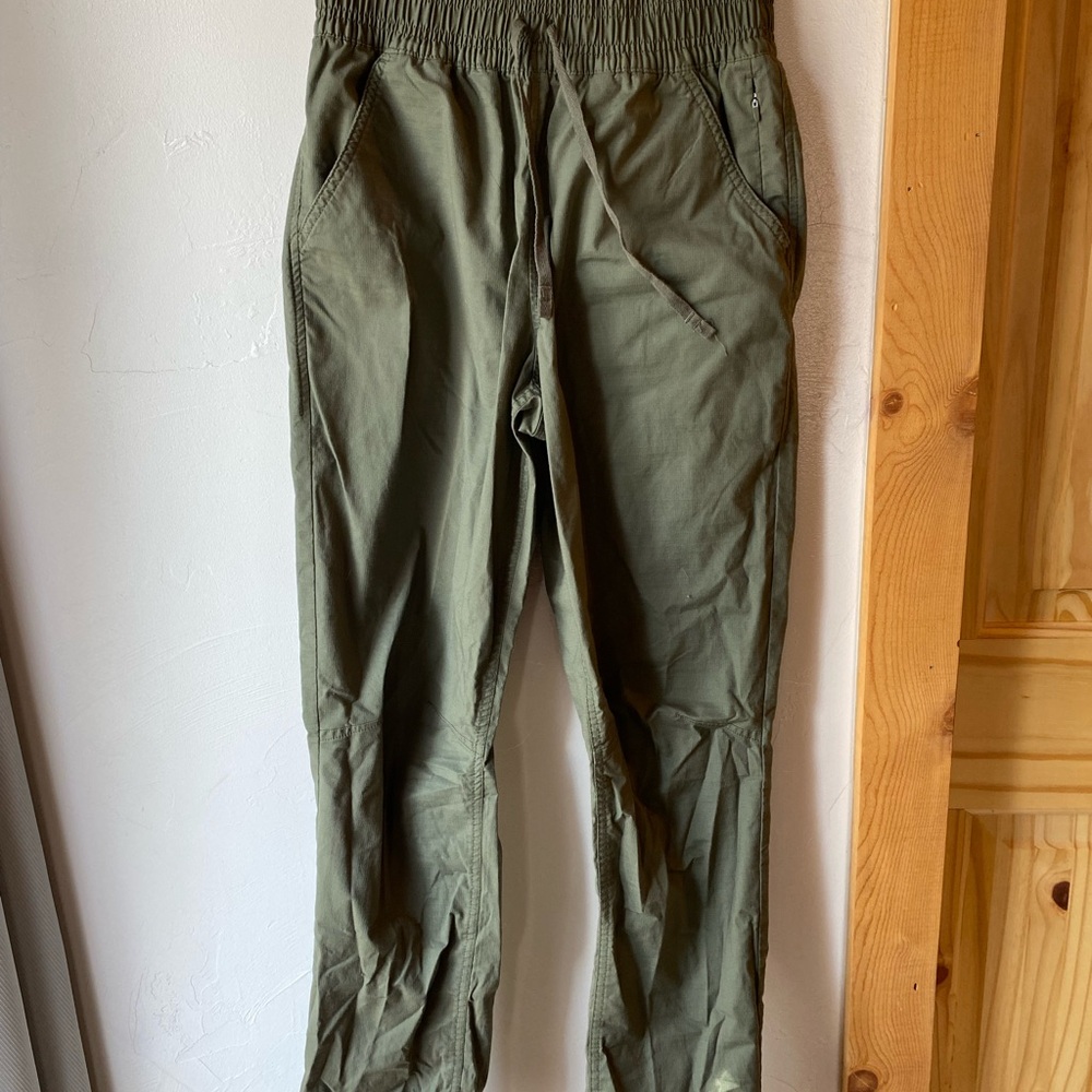 Olive Green Outdoorsy Pants prAna